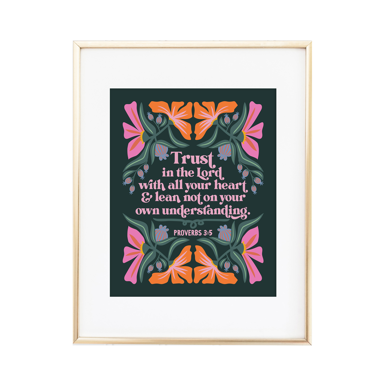 Proverbs 3:5 Print