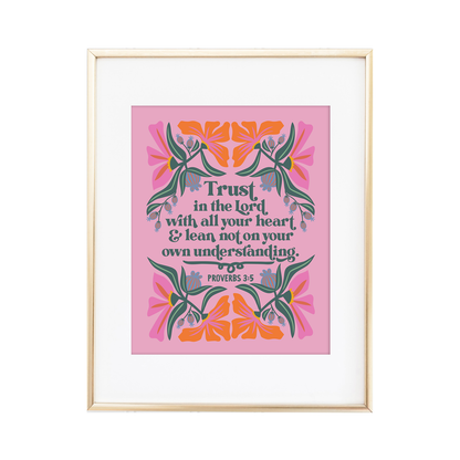 Proverbs 3:5 Print