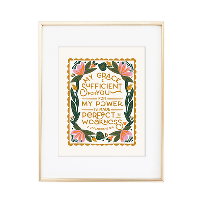 2 Corinthians 12:9 Print