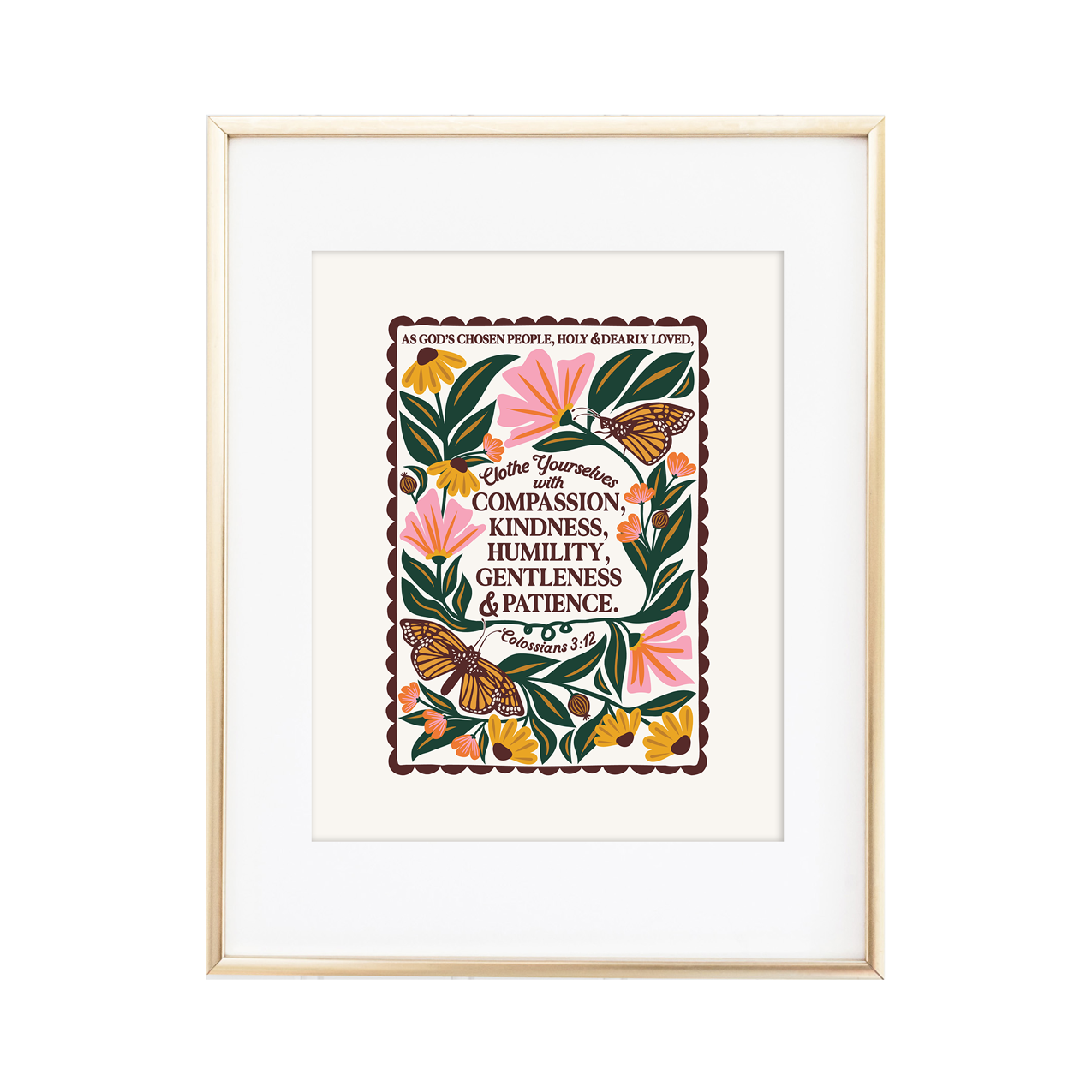 Clothe Yourselves with... - Colossians 3:12 Print
