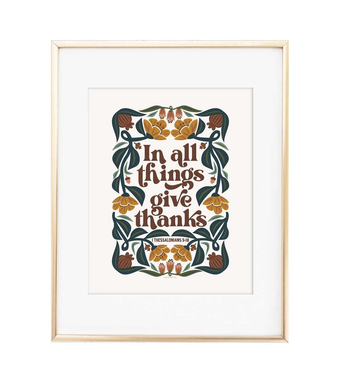 1 Thessalonians 5:18 Print Cream - Instant Download