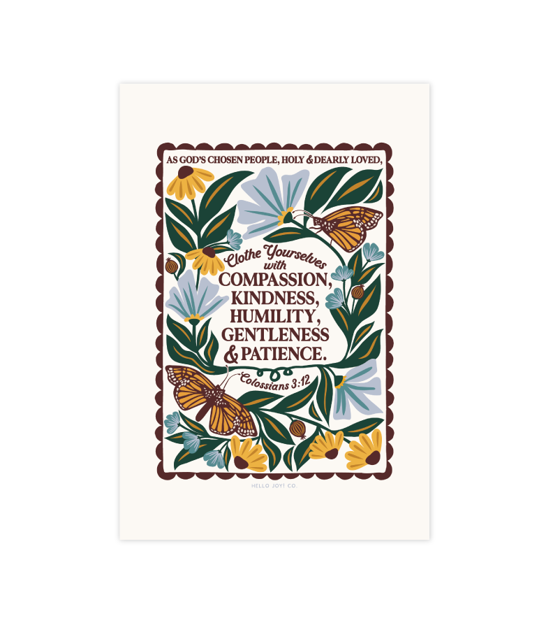 Clothe Yourselves with... - 4x6 Blue - Instant Download
