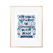 Load image into Gallery viewer, 1 Corinthians 14:33 Print
