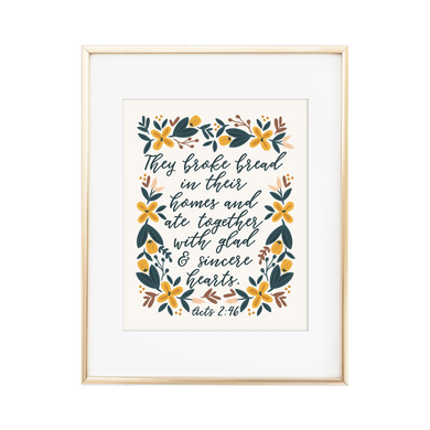 Acts 2:46 Print