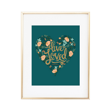 Load image into Gallery viewer, Live Loved Ephesians 5:1 Print