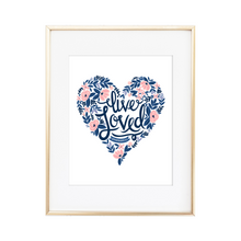 Load image into Gallery viewer, Live Loved Ephesians 5:1 Print