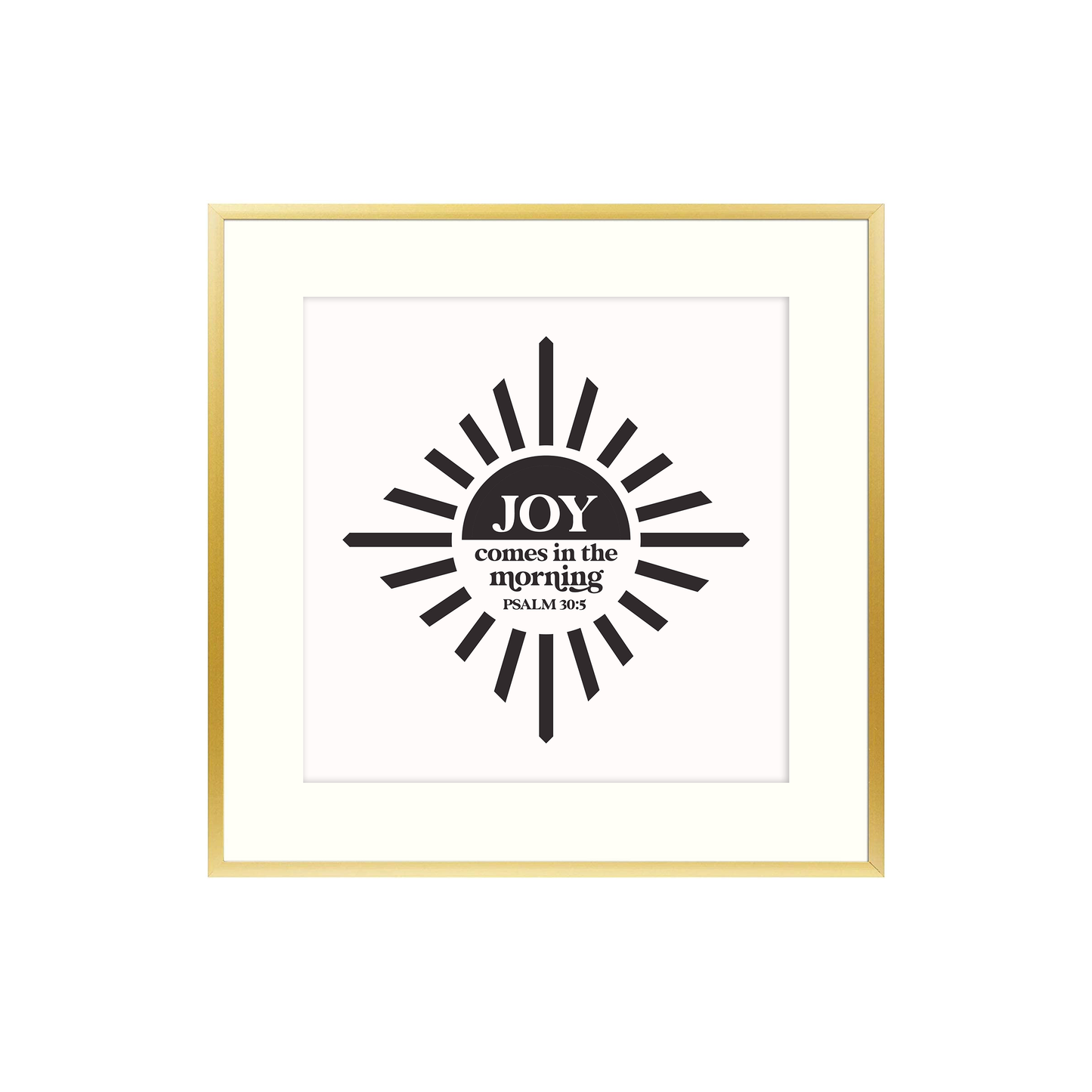 Joy Comes in the Morning Psalm 30:5 Print