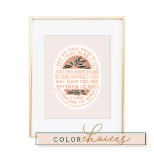 John 16:33 Print