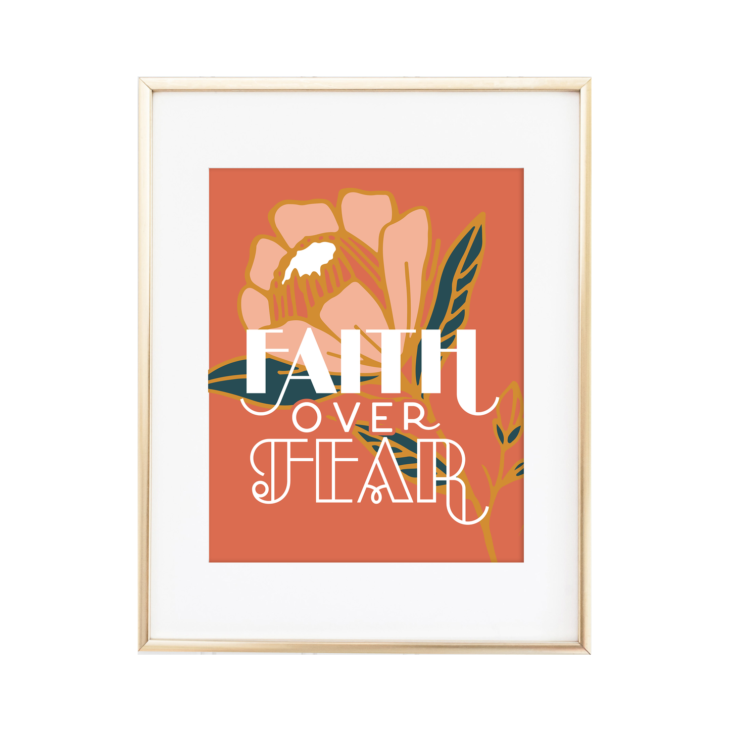 Faith Over Fear Print