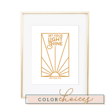 Load image into Gallery viewer, Matthew 5:16 Print