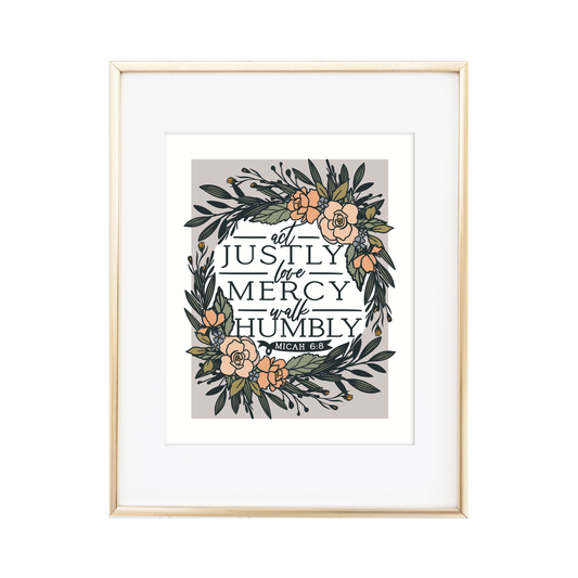 Micah 6:8 Print