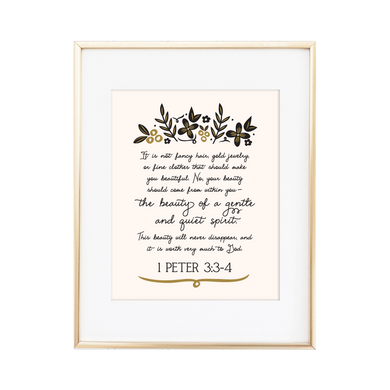 1 Peter 3:3-4 Print