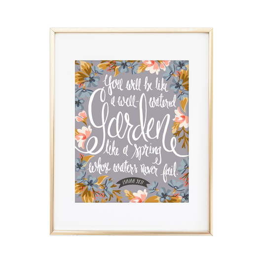 Isaiah 58:11 Print