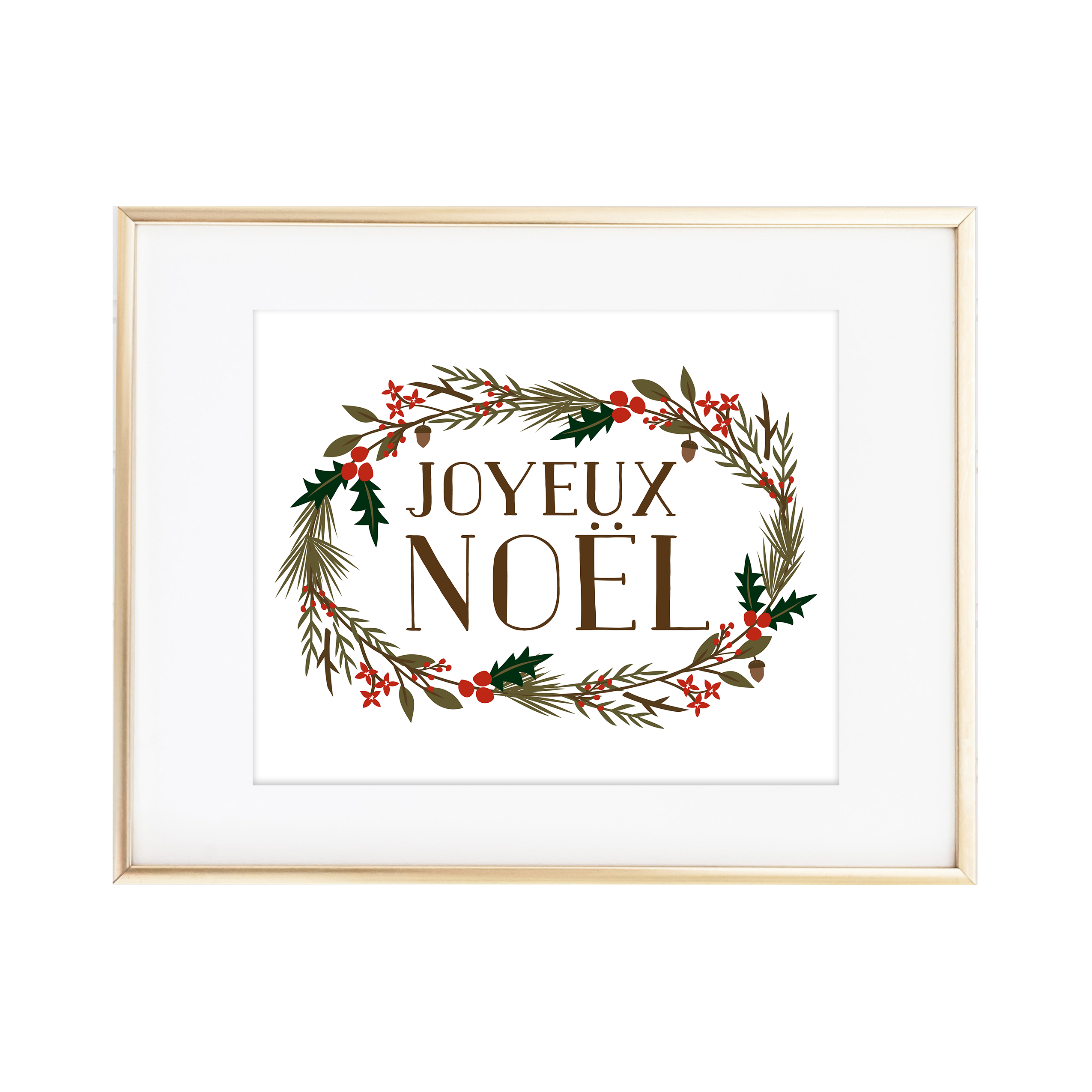 Joyeux Noel Print Hello Joy Co