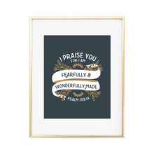 Load image into Gallery viewer, Psalm 139:14 Print
