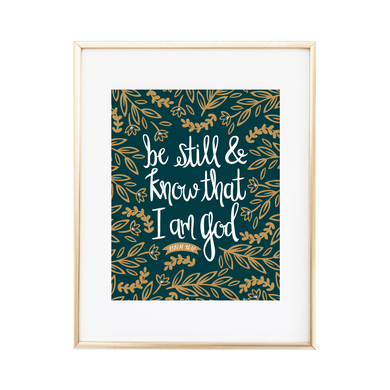 Psalm 46:10 Print