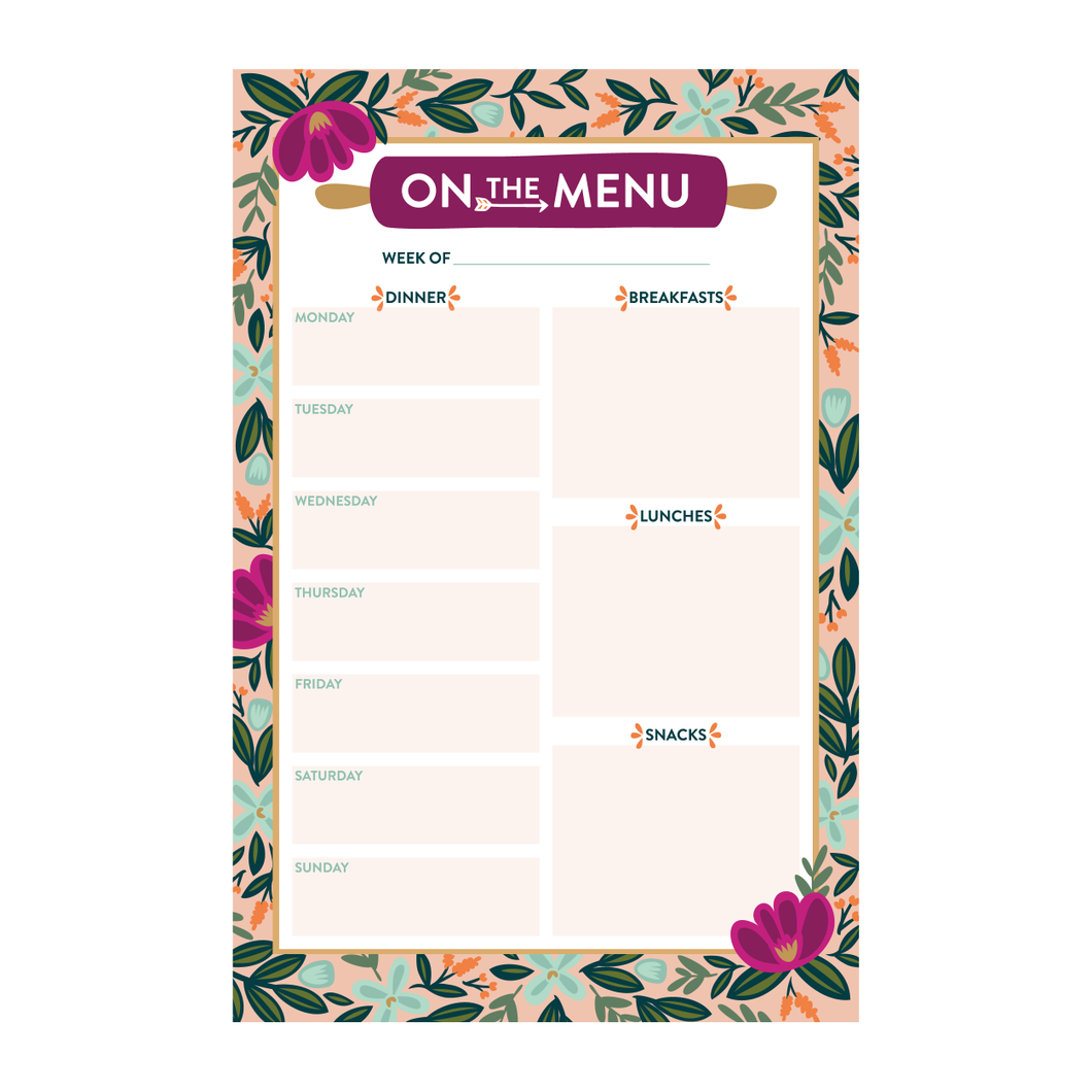 On the Menu Notepad
