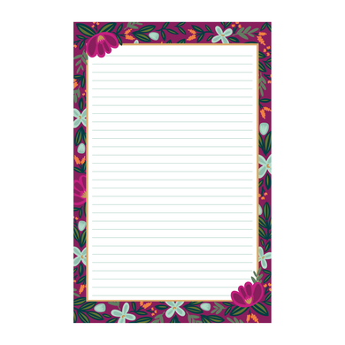 Floral Notepad