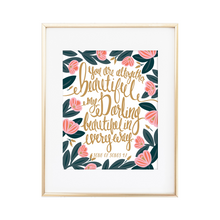 Load image into Gallery viewer, Song of Songs 4:7 Print